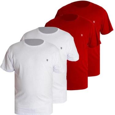Imagem de Kit 4 Camiseta Plus Size Over G1,G2,G3,G4 100% Algodão Premium - Make 