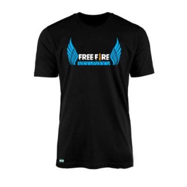 Imagem de Camiseta Estampada Free Fire qualidade premium - DIG DIM, Preto, G