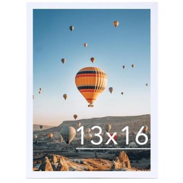 Imagem de Porta-retratos JCJMY branco 13x16 cm para pendurar na parede em acríli