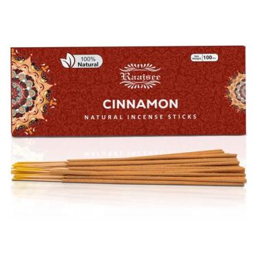 Imagem de Palitos de incenso Raajsee Canela 100g 100% natural orgânica