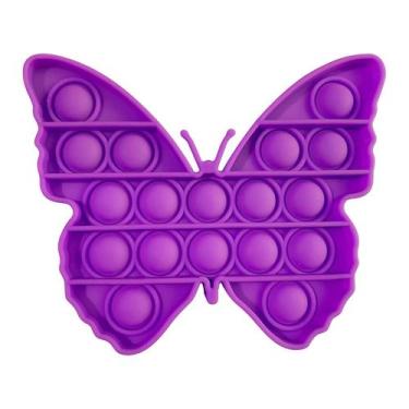 Imagem de Butterfly Push Bubble Fidget Brinquedo Sensorial Autismo Necessidades 