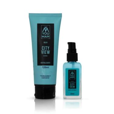 Imagem de Kit para barba da linha City View  2 itens  balm purificante e óleo pa