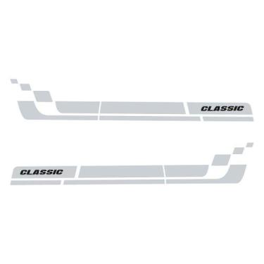 Imagem de Adesivo Faixa Lateral Chevrolet Classic - Cromo Sign