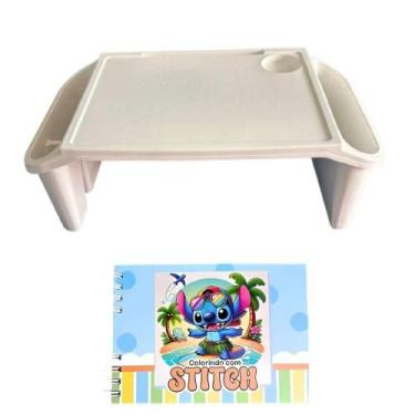 Imagem de Mesa Apoio Infantil + Livro De Capa Dura  48 Páginas Para Colorir, Cri