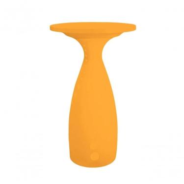 Imagem de Mesa Alta Tramontina Flut Amarelo Tucano Em Polietileno