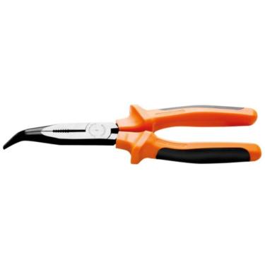 Imagem de Alicate Meia Cana Bico Longo Curvo Tramontina Pro Isolado 1.000 V 8"