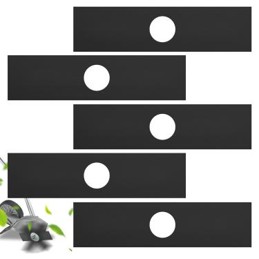 Imagem de Pacote com 5 lâminas de afiador 613223 compatíveis com Ryobi, Echo, Stihl, Maruyama, Green Machine Edger, Substitui 720-237-001, 4133-713-4101, 216062, 237001-1 polegada furo central