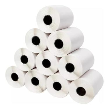 Imagem de 2X 5 Rolos Etiqueta 10X15 100X150 Térmica Serrilha Zebra Elg