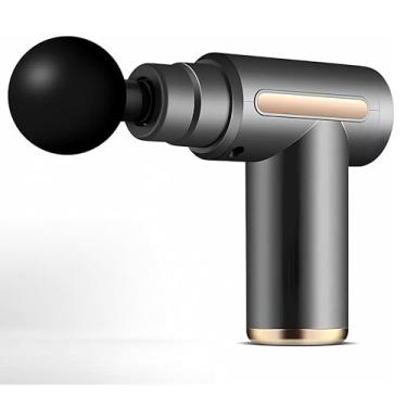 Imagem de Pistola Massageadora Muscular Elétrica Portátil Massageador para Alívio de Dores Relaxamento e Fisioterapia Corporal (Cinza)