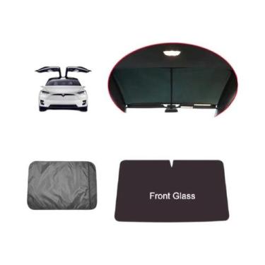 Imagem de Teto De Vidro Tesla Model X Com Tela De Sombreamento Para Teto Solar D