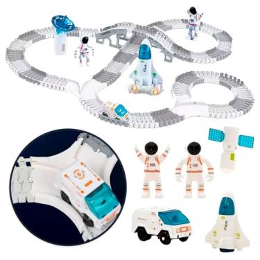 Imagem de Pista Carrinho Astronauta Com Looping Radical Luz Som Ajustável Grande