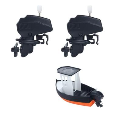Imagem de Imdinnogo Kit de componentes de modelo de barco DIY para impressora 3D: apenas 2 peças de motores Windup não inclui parte impressa compatível com BambuLab P1P/P1S/X1/X1C/X1E/A1/A1 Mini modelo