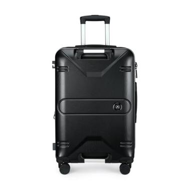 Imagem de Mala De Viagem De Bordo Pequena De Mão 10kg Alça Frontal (Preta)
