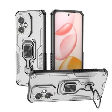 Imagem de SORAKA Capa para Honor 400 com suporte metálico giratório de 360 graus peça de ferro magnética para suporte magnético para telefone de carro