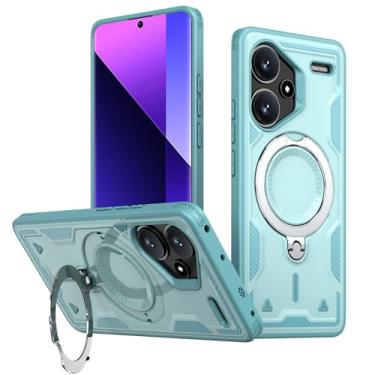 Imagem de SORAKA Capa para Xiaomi Redmi Note 13 Pro+ 5G com suporte,compatível com MagSafe,Capa Redmi Note 13 Pro+ com chapa de ferro Capa resistente que absorve choques Proteção contra quedas de nível militar