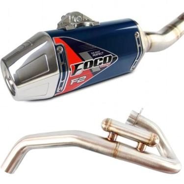 Imagem de Escapamento Curva + Ponteira Foco Racing F2 CRF 300F