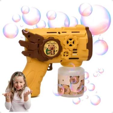 Imagem de Pistola de bolinha de sabao lançador bolhas pilha bubble gun - Magalu 