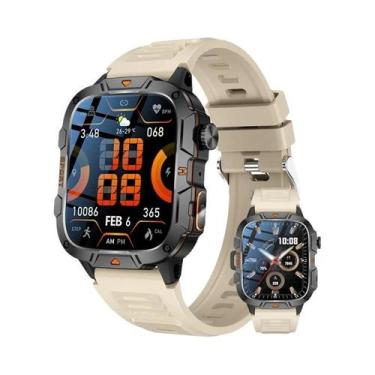 Imagem de Relógio Inteligente Masculino Com Chamada Bluetooth, Monitor De Fitnes