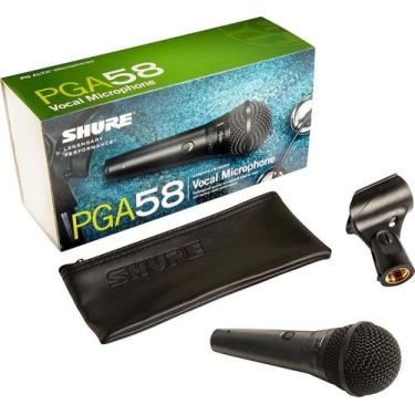 Imagem de Microfone Shure PG Alta PGA58-LC dinâmico cardioide preto