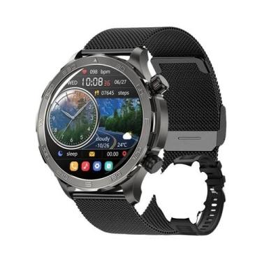 Imagem de Relógio Inteligente Bluetooth Masculino Com Tela Grande, Monitor De Fr