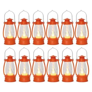 Imagem de Mini lanternas Reperla Orange para o outono, Halloween e Ação de Graça