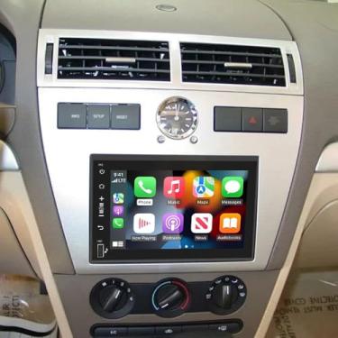 Imagem de Rádio veicular Android 13 de 7 polegadas para Ford Fusion Explorer 2006-2009, rádio com tela sensível ao toque 2+32G Ford F150 2004-2008 Head Unit Focus 2004-2006, Edge 2007-2009 Mustang Carplay