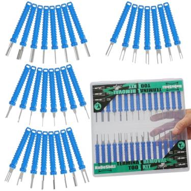 Imagem de XLWJBES Kit de ferramentas de remoção de terminal de atualização – 31 peças conjunto de ferramentas de remoção de pinos elétricos para reparo automotivo, motocicleta e eletrônicos com estojo de