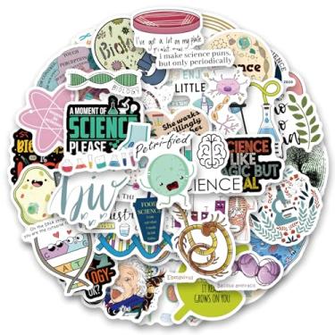 Imagem de 100pcs Funny Biology Stickers for Laptop & Water Bottles, Life Science Aesthetics Sticker Pack for Teachers & Students Funny Biology Gifts for College Students, Kids and Teachers