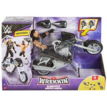 Imagem de Collect WWE Wrekkin – conjunto de slamcycle com The Undertaker! Wreck The Motorcycle and The Competition with The WWE Wrekkin' SlamCycle!