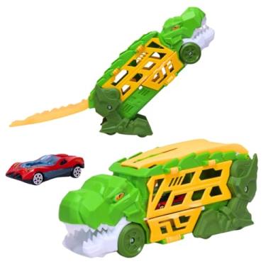 Imagem de Lançador de Dinossauro Carro de Carga Com Carrinho Castela