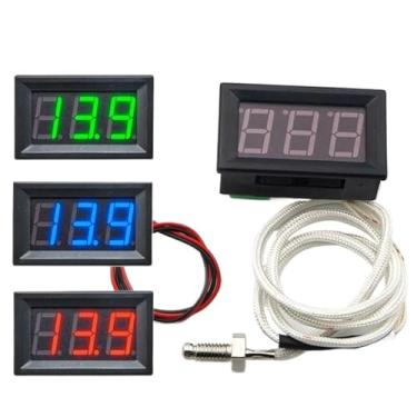 Imagem de Termômetro de termopar tipo K M6 12V testador digital de medidor de temperatura -30 ~ 800 graus (XH-B310 azul)