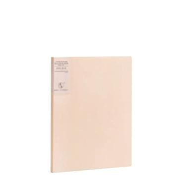 Imagem de Pastas com 20 bolsos, pastas de arquivos, pasta de livros, pasta de arquivos, capas transparentes, organizador de documentos, para escola, escritório, pasta (B)