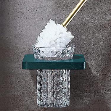 Imagem de Toalheiros, conjunto de ferragens de banheiro conjunto de acessórios de hardware de banheiro com barra de toalha, rack de lenços, prateleira, escova de vaso sanitário, tripé, kit de acessórios de