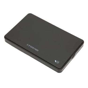 Imagem de Zhjvihx Gabinete SSD HDD de 2,5 Polegadas, Gabinete HHD Plug and Play Porta Serial SATA Fácil Instalação Preto para Computador (U25Q7M3.0)