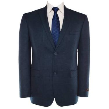 Imagem de Blazer Teemlanny Classic Fit Notch Lapel, 2 botões, azul, masculino