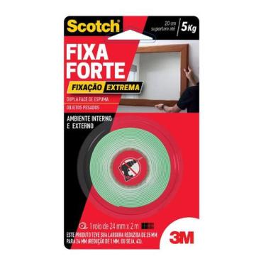 Imagem de Fita Dupla Face Extrema 5kg 24mm X 2m - 3m