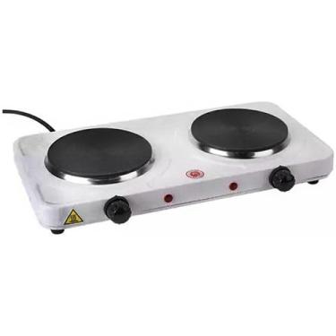 Imagem de Fogareiro Fogão Elétrico Duas Bocas Disco Prancha 2000 Watts Cooktop P