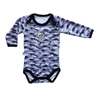 Imagem de Body Santos Camuflado Manga Longa Oficial
