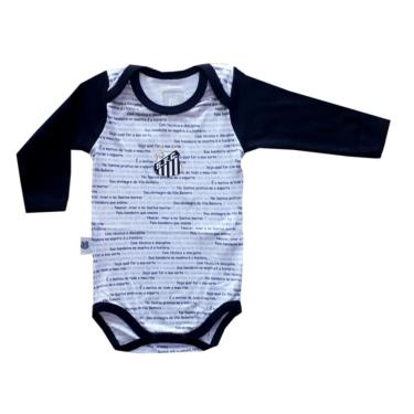 Imagem de Body Santos Hino Manga Longa Oficial