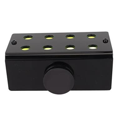 Imagem de Pilipane Suporte magnético de acrílico com 8 furos, camada dupla, ímã forte, para aquário, aquário, material de segurança, economia de espaço, design fluorescente