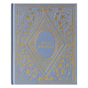 Imagem de Bíblia Mulheres Naa - 1 Coluna Capa Dura Vintage Azul