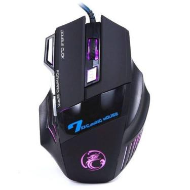Imagem de Mouse Gamer Led Alta Precisão Jogos War Pc Notebook 3200dpi 7 Botões