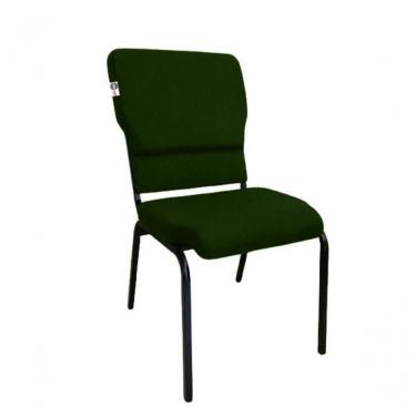 Imagem de Cadeira Empilhável Para Igrejas Evangélicas Linha Church Verde