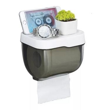 Imagem de Porta Papel Higiênico De Parede À Prova D'água Colável