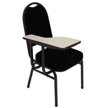 Imagem de Cadeira Universitária para Auditório Linha Hotel Preto