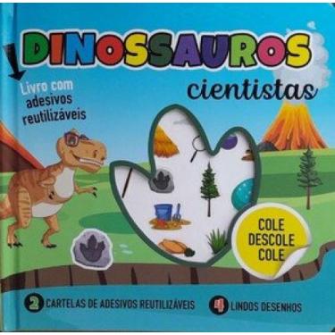 Imagem de Cole e descole - dinossauros cientistas - PE DA LETRA, 3