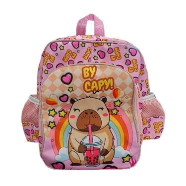 Imagem de Mochila Escolar Infantil Baby Capivara - GV Bolsas