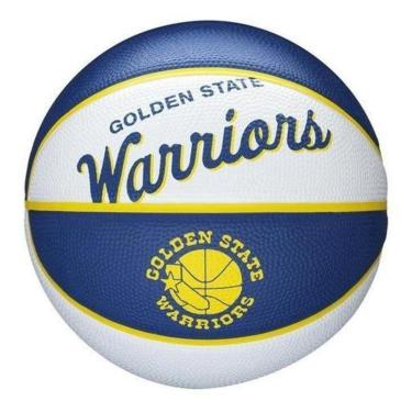 Imagem de Bola Infantil De Basquete Wilson Golden State Nba Tamanho 3-Unissex