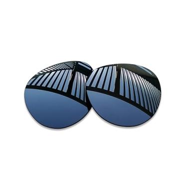 Imagem de MYCOURAG Lentes de reposição polarizadas com proteção UV para óculos de sol Ray-Ban RW4013F Headliner (Gen 2) 51 mm – Revestimento espelhado de titânio polarizado