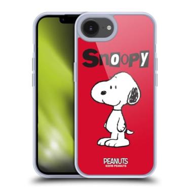 Imagem de Head Case Designs Capa de gel oficialmente licenciada com personagens Peanuts Snoopy [proteção de grau militar] compatível com Apple iPhone 16e e compatível com MagSafe